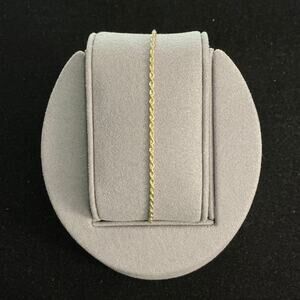 10k Diamond Cut Rope Bracelet- 7in- ITALY- NEW- Retail $300